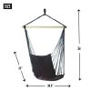 Outdoor Espresso Swing Chair