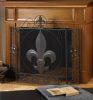 FLEUR-DE-LIS FIREPLACE SCREEN