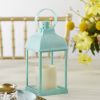 LED VINTAGE DECORATIVE BLUE LANTERN - MARRAKESH (SET OF 2)