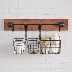 Toiletries Wall Organizer