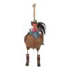 Cowboy Rooster Birdhouse