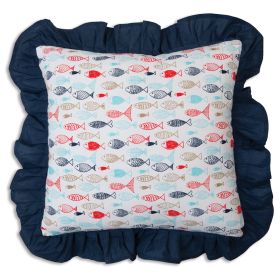 Fish in the Sea Throw Pillow