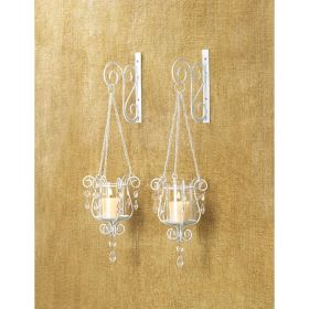 BEDAZZLING PENDANT SCONCE DUO