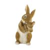 MOM AND BABY RABBIT FIGURINE