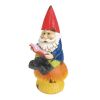 Bookworm Gnome Solar Statue