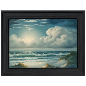 "Moon Glow" by Georgia Janisse, Ready to Hang Framed Print, Black Frame