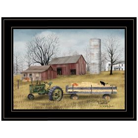 "Hayride" By Billy Jacobs, Ready to Hang Framed Print, Black Frame