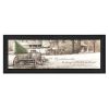 "Winter" By John Rossini, Printed Wall Art, Ready To Hang Framed Poster, Black Frame