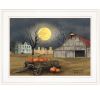 "Harvest Moon" By Billy Jacobs, Ready to Hang Framed Print, White Frame