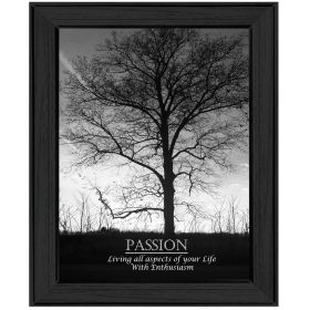 "Passion" By Trendy Decor4U, Printed Wall Art, Ready To Hang Framed Poster, Black Frame