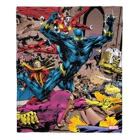 Black Panther; Time to Pounce Aggretsuko Comics Silk Touch Throw Blanket; 50" x 60"