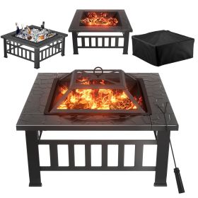 Multifunctional Patio Fire Pit Table