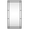 Wall Mirror Black 19.7"x39.4" Rectangle Iron