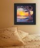 "Carmel Beach" by Jim Musial, Ready to Hang Framed Print, Black Frame