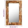 Wall Mirror Solid Reclaimed Wood 23.6"x35.4"