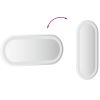 LED Bathroom Mirror 23.6"x9.8" Oval