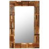 Wall Mirror Solid Reclaimed Wood 23.6"x35.4"