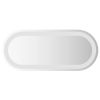 LED Bathroom Mirror 23.6"x9.8" Oval