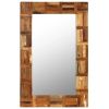 Wall Mirror Solid Reclaimed Wood 23.6"x35.4"