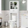 Over the Toilet Storage Cabinet with 4 Open Compartments