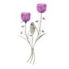 Fuchsia Blooms Wall Sconce