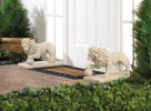 Regal Outdoor Lion Statues