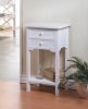 White Accent Table